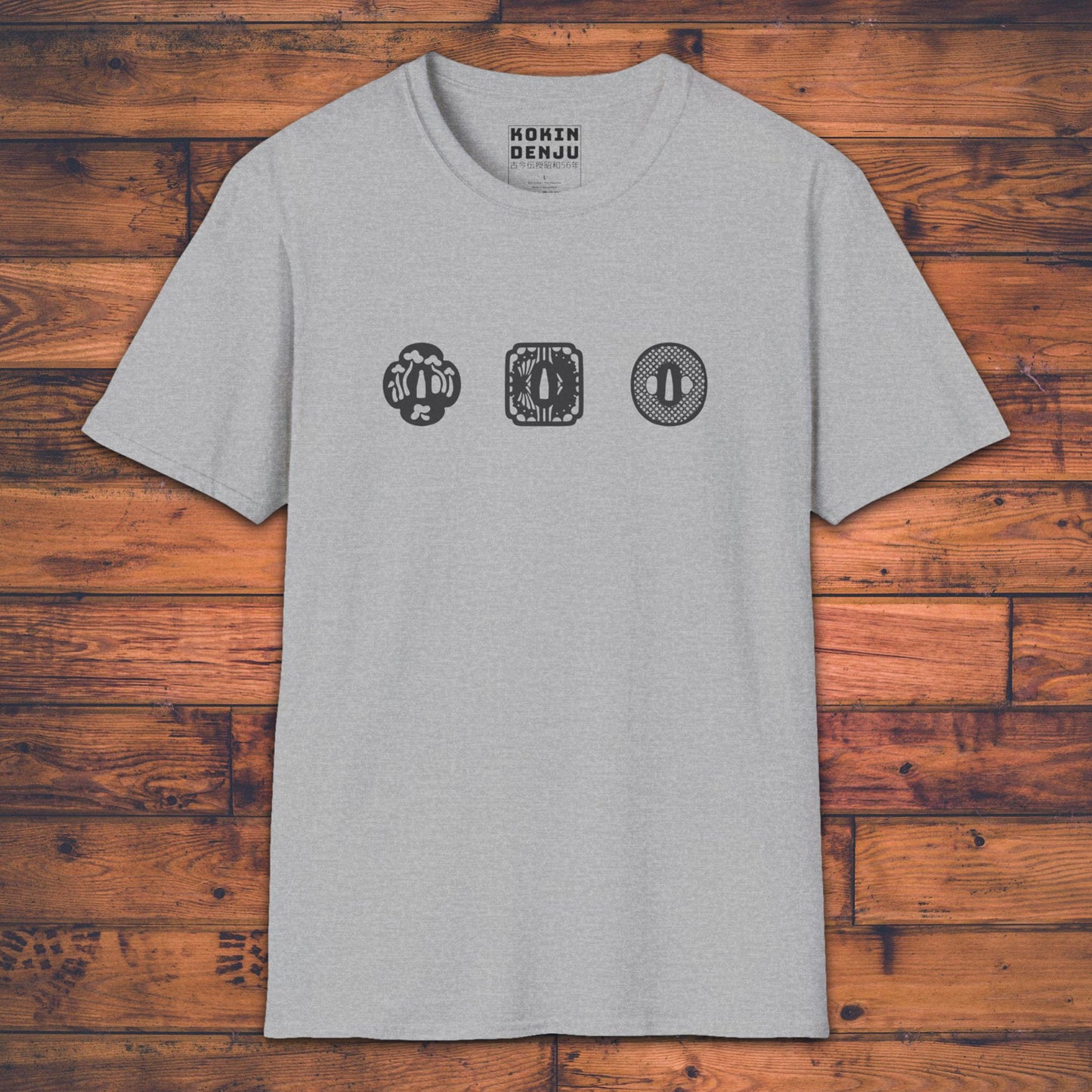 Artful Tsuba - T-Shirt-Kokin Denju-15679777904835533086