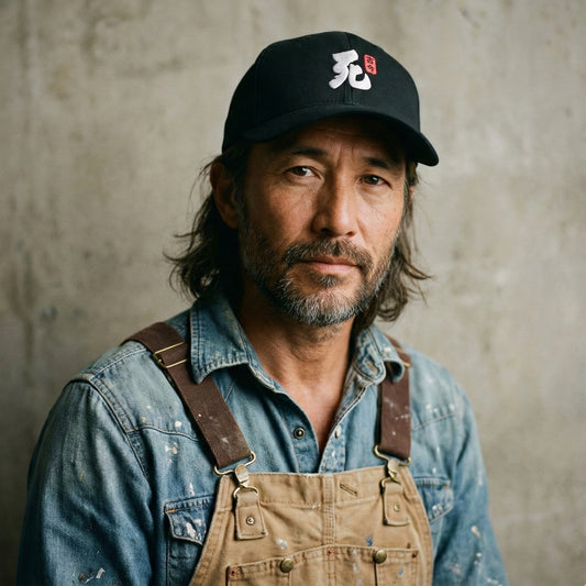 Calligraphy "Death" - Flexfit Cap-Kokin Denju-