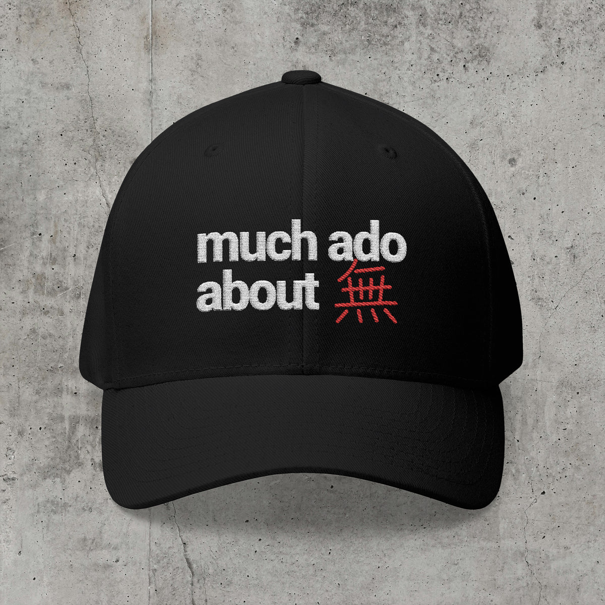 Much Ado About 無 (Red) - Flexfit Cap