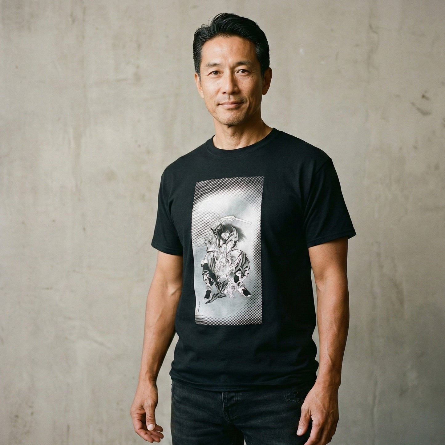 Shōki Black & White - T-Shirt