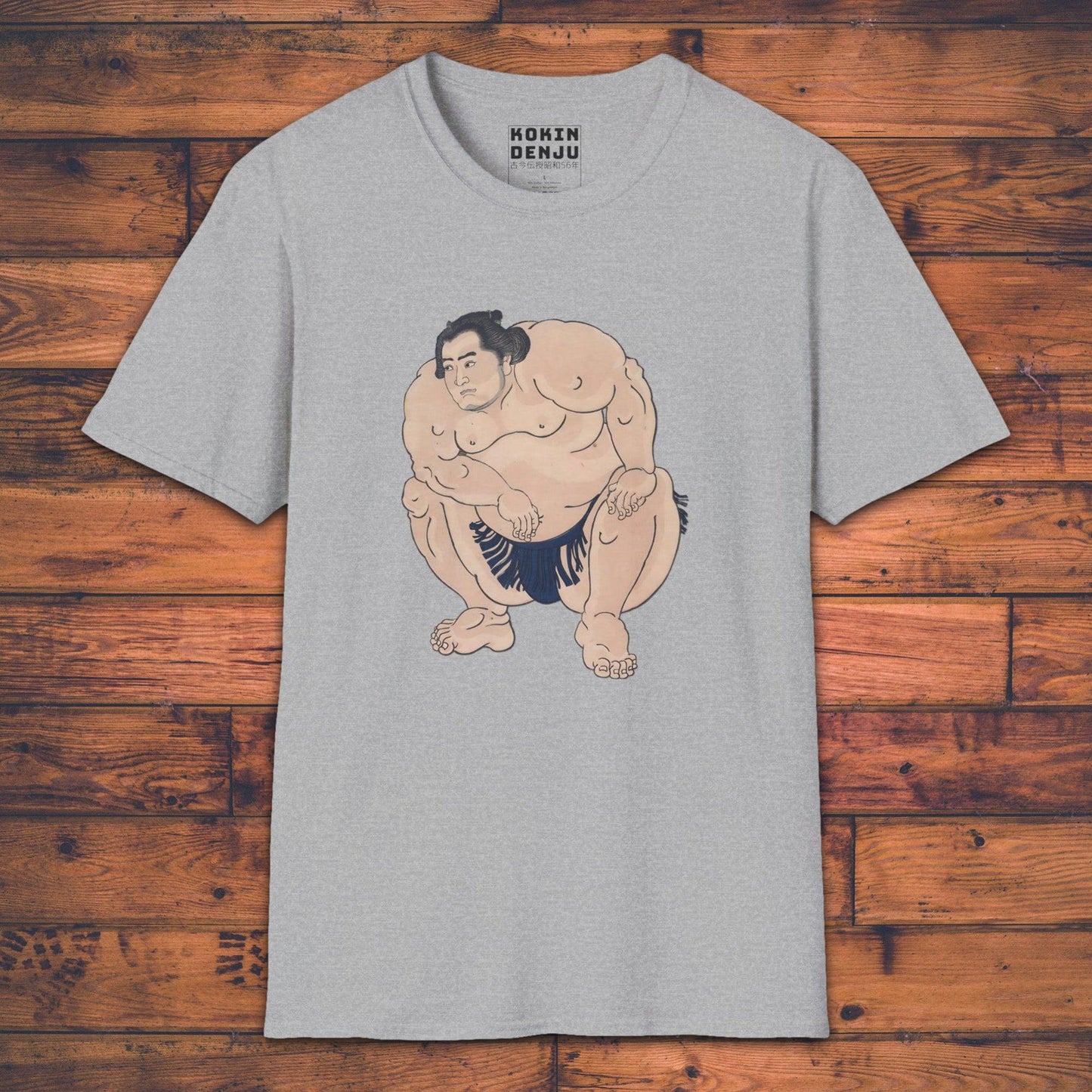 Sumo Wrestler - T-Shirt-Kokin Denju-
