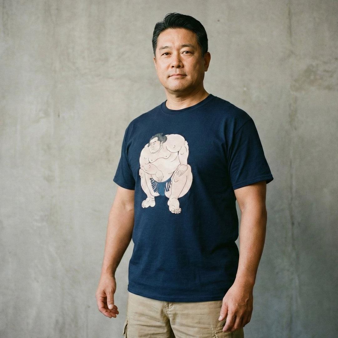 Sumo Wrestler - T-Shirt-Kokin Denju-