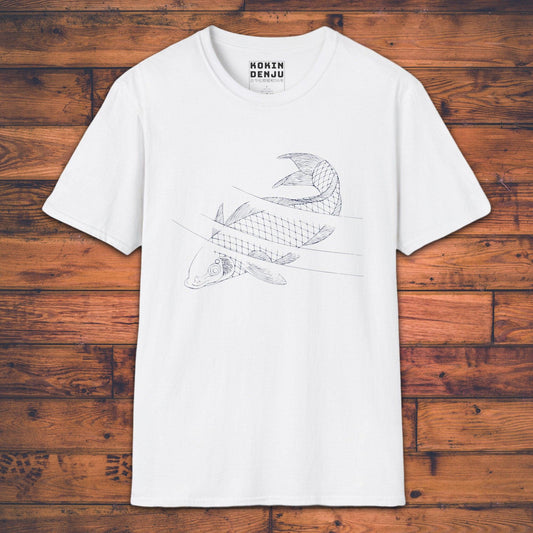 Swimming Carp - T-Shirt-Kokin Denju-