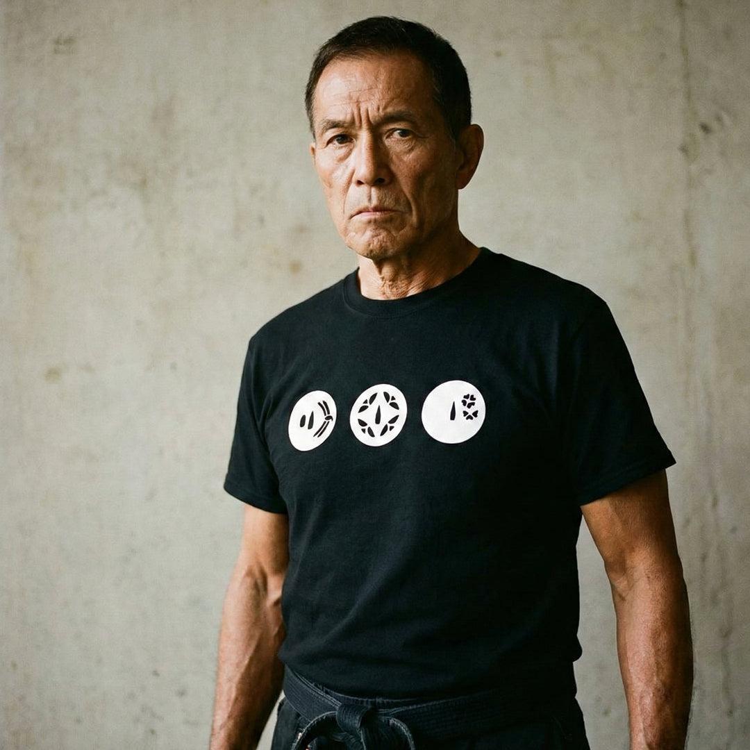 Three Tsuba - T-Shirt-Kokin Denju-