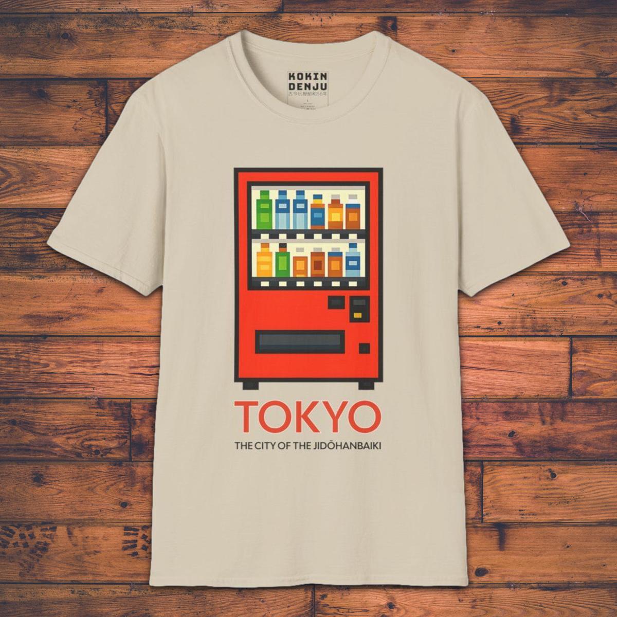 Tokyo, The City of the Jidōhanbaiki - T-Shirt-Kokin Denju-31843904410019668519