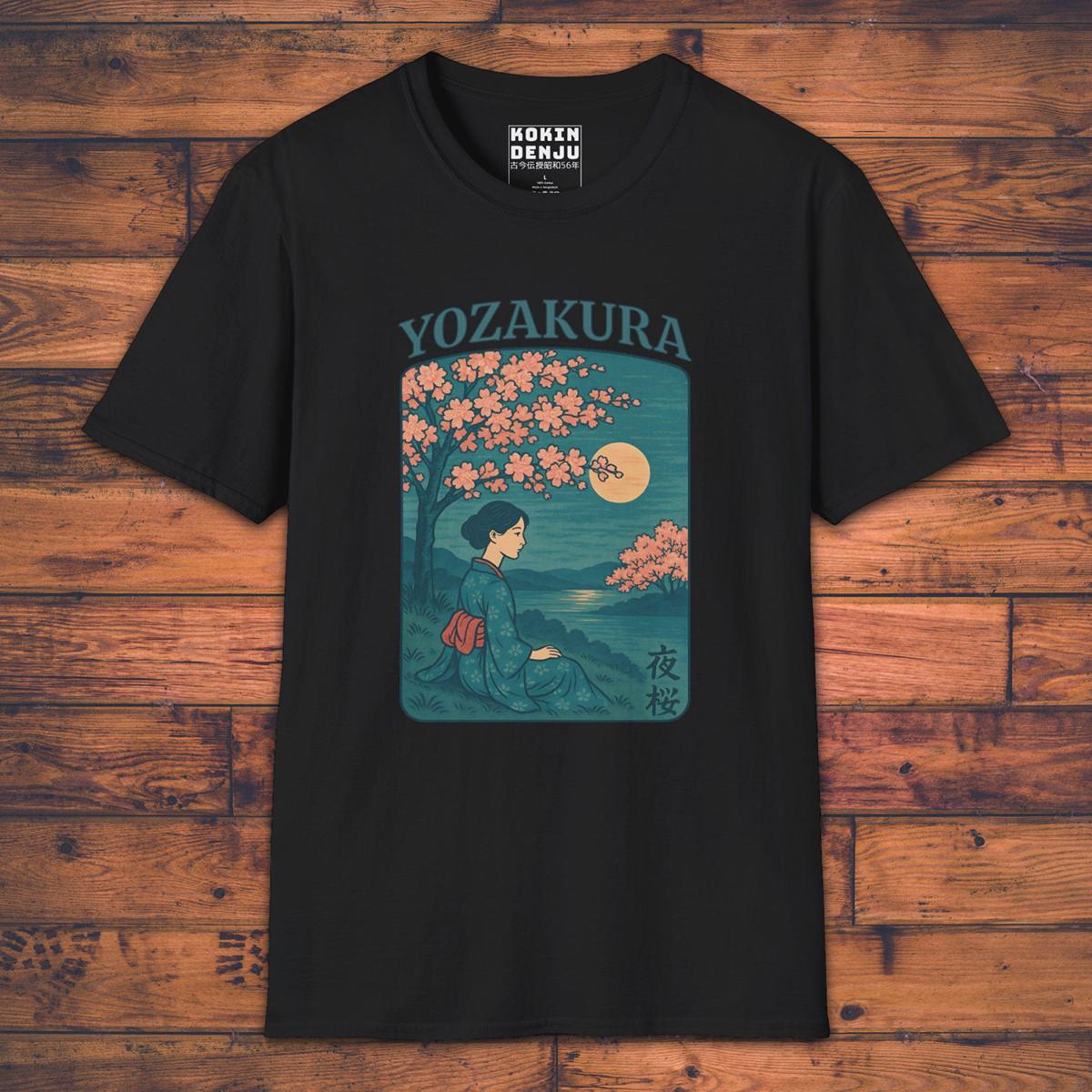 Yozakura - Hanami at Night - T-Shirt-Kokin Denju-19805884417997249504