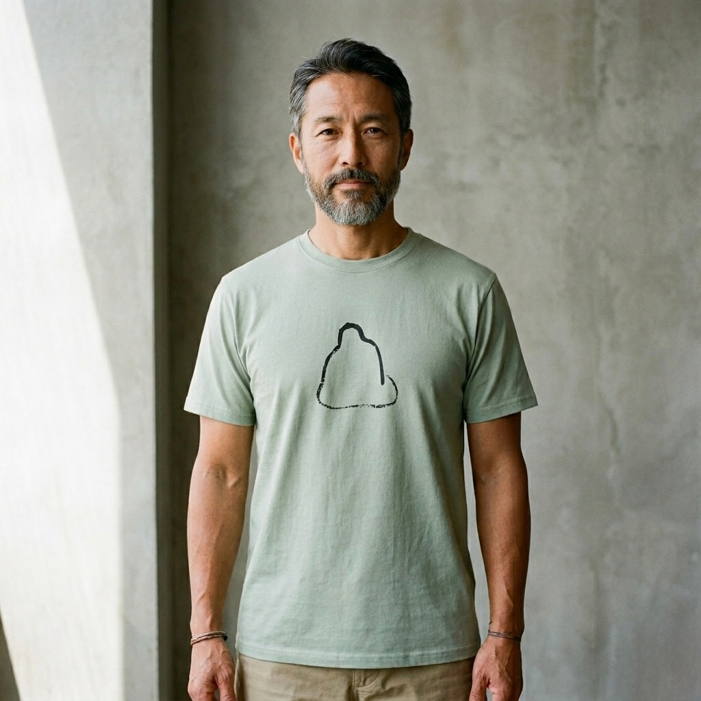 Contemplating Daruma - T-Shirt
