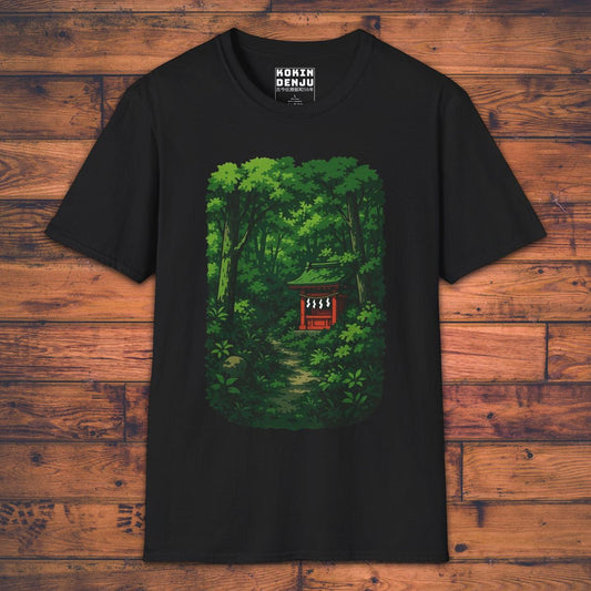 Forest & Shrine - T-Shirt-Kokin Denju-20685401875194732924