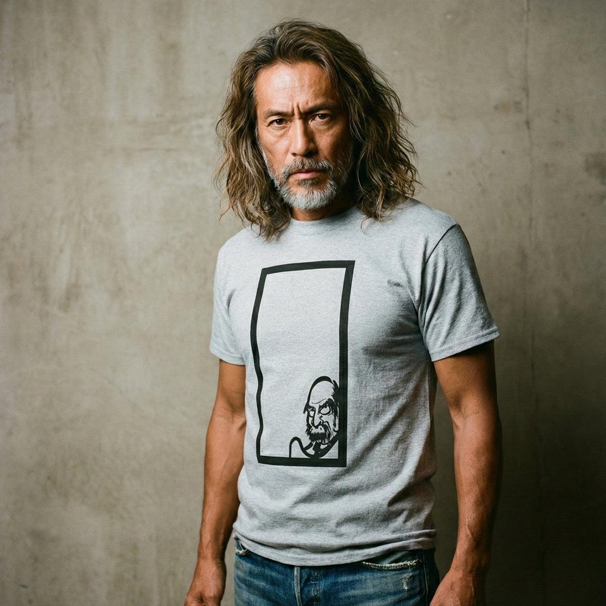 Framed Bodhidharma - T-Shirt-Kokin Denju-