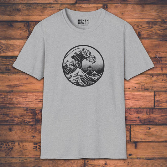 Great Wave (Ninja) - T-Shirt-Kokin Denju-27924900987266717254