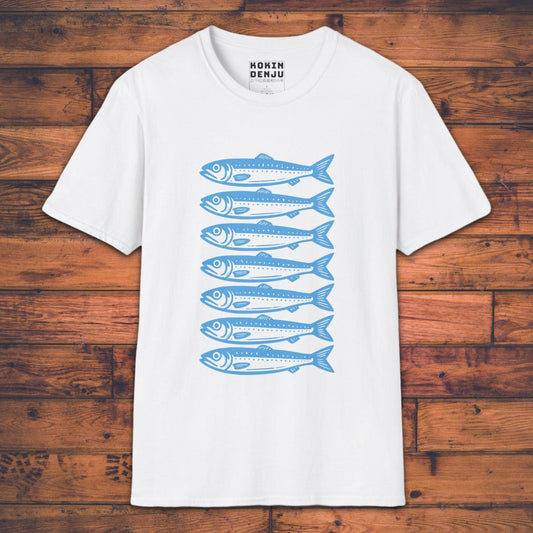Iwashi Fishes - T-Shirt-Kokin Denju-