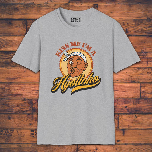 Kiss me I'm a Hyottoko - T-Shirt-Kokin Denju-