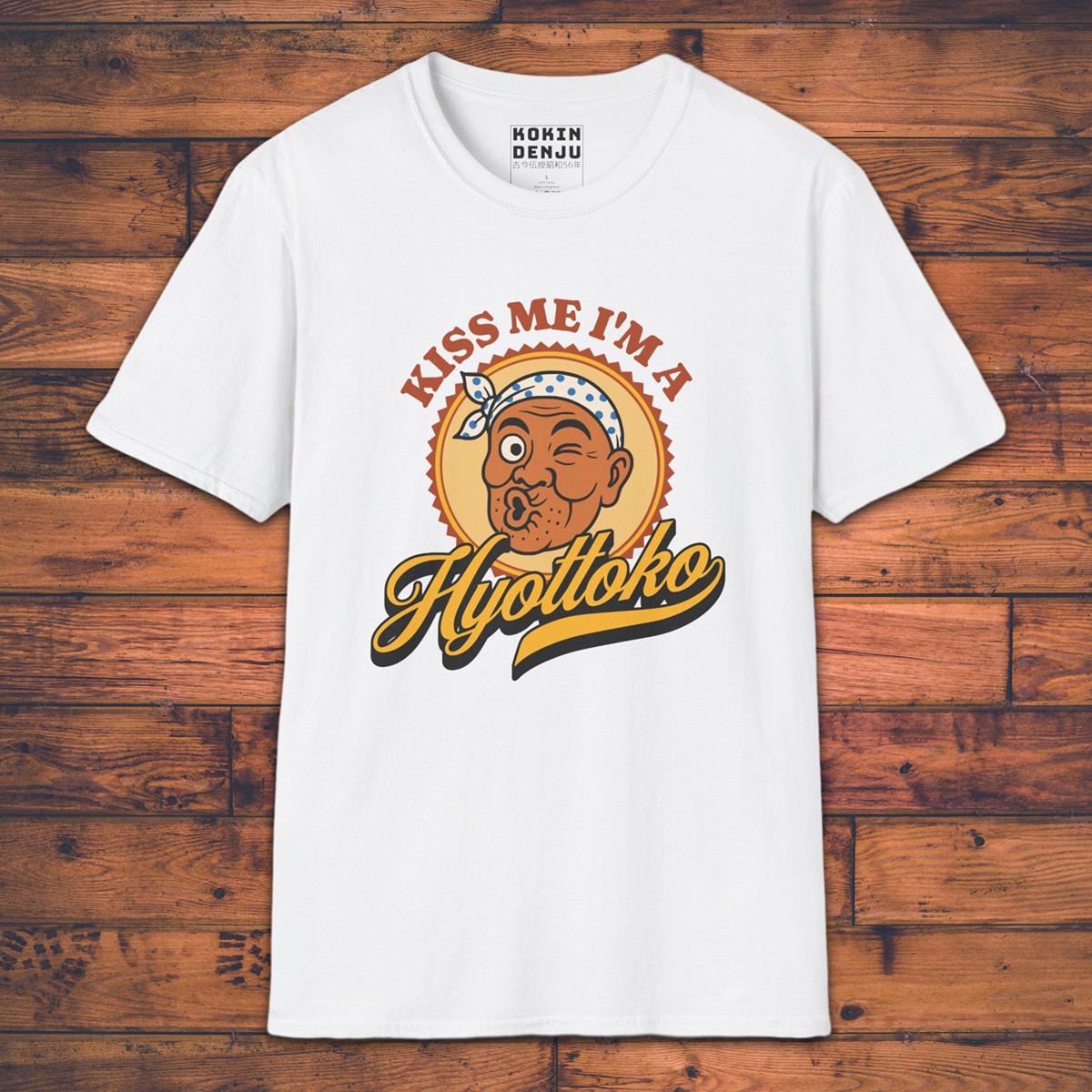 Kiss me I'm a Hyottoko - T-Shirt-Kokin Denju-