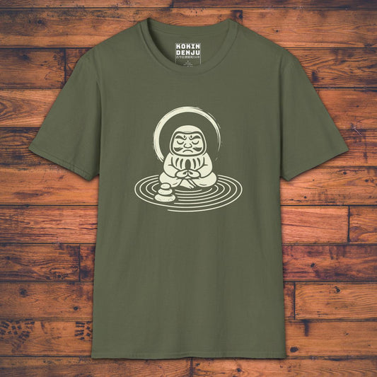 Meditating Daruma - T-Shirt-Kokin Denju-16569041459564563122