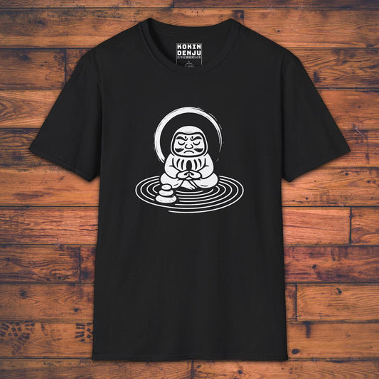 Meditating Daruma - T-Shirt-Kokin Denju-57012070272166918849