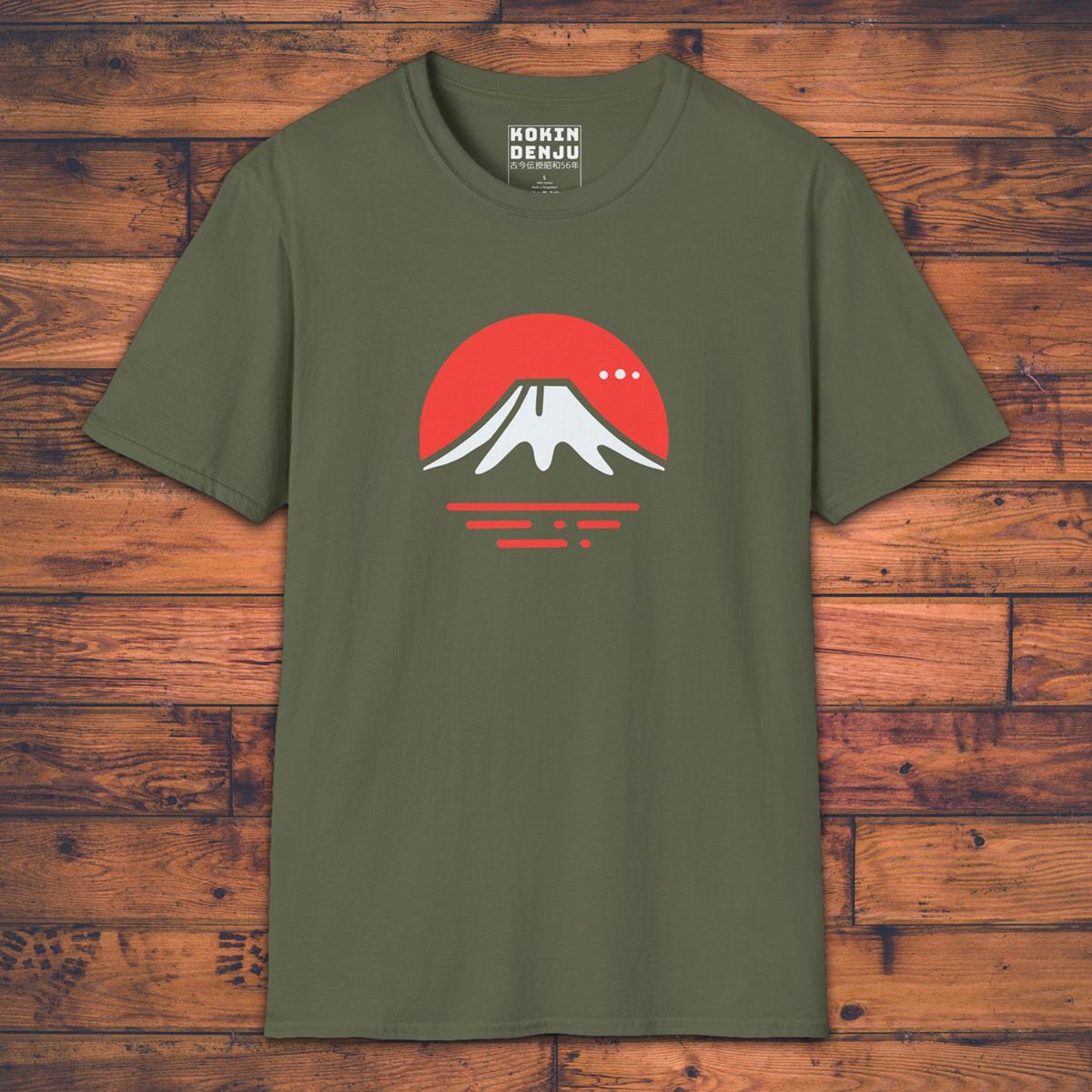 Mount Fuji - T-Shirt-Kokin Denju-14582105988764181725