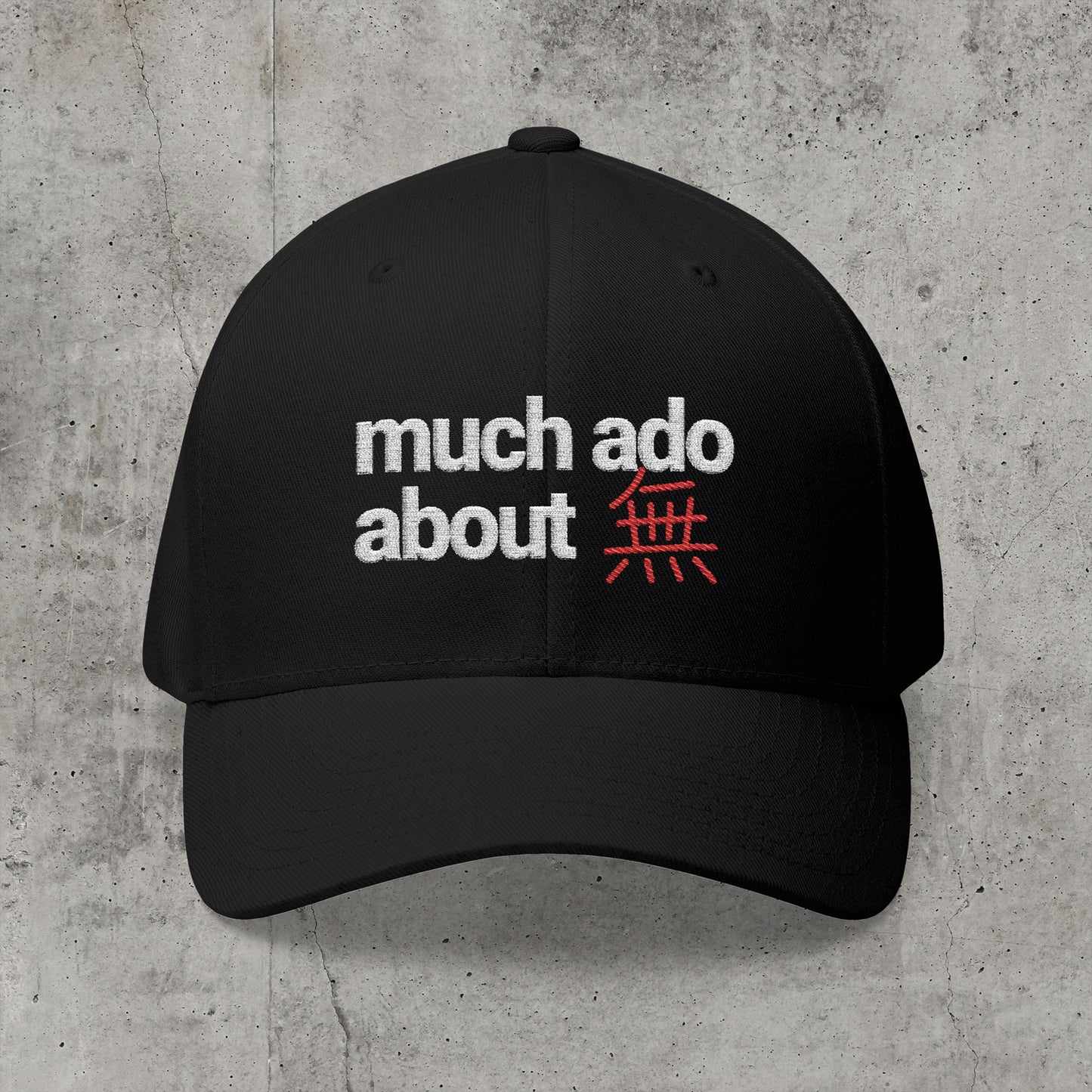 Much Ado About 無 (Red) - Flexfit Cap