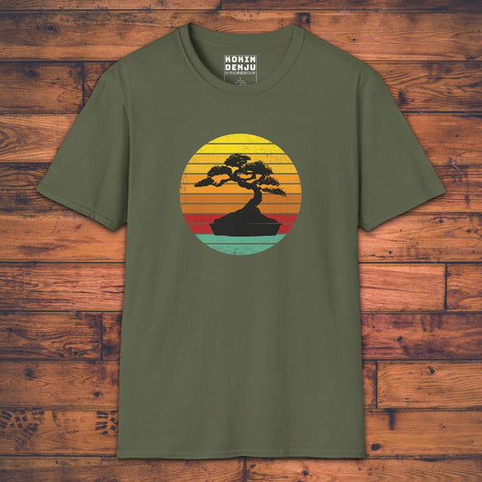 Retro Bonsai - T-Shirt-Kokin Denju-18985717746414833858