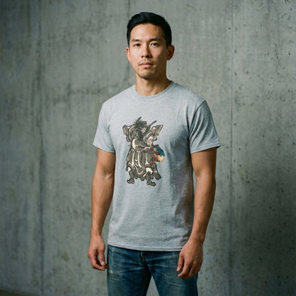 Shōki the Demon Queller - T-Shirt-Kokin Denju-