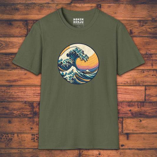 The Great Wave - T-Shirt-Kokin Denju-26904568005063999314
