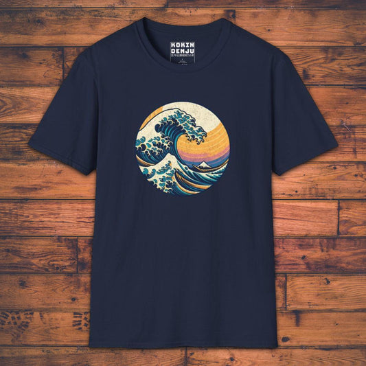 The Great Wave - T-Shirt-Kokin Denju-68470165109475306560