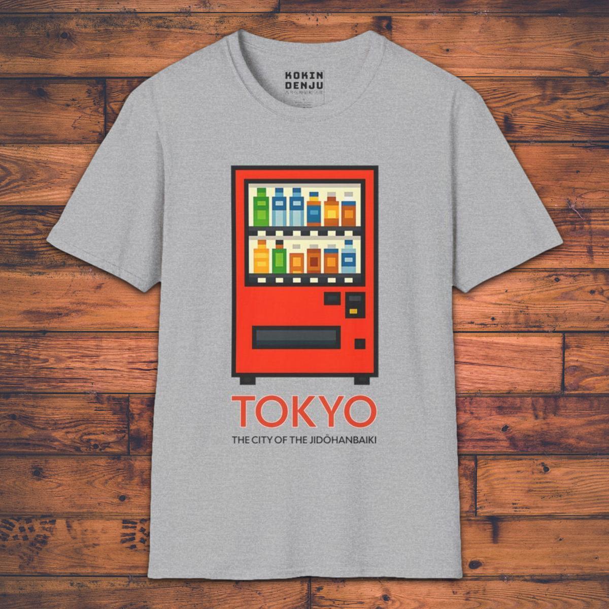 Tokyo, The City of the Jidōhanbaiki - T-Shirt-Kokin Denju-13488963505814202962