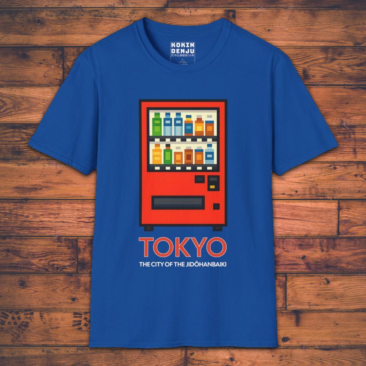 Tokyo, The City of the Jidōhanbaiki - T-Shirt-Kokin Denju-17985533824864511613