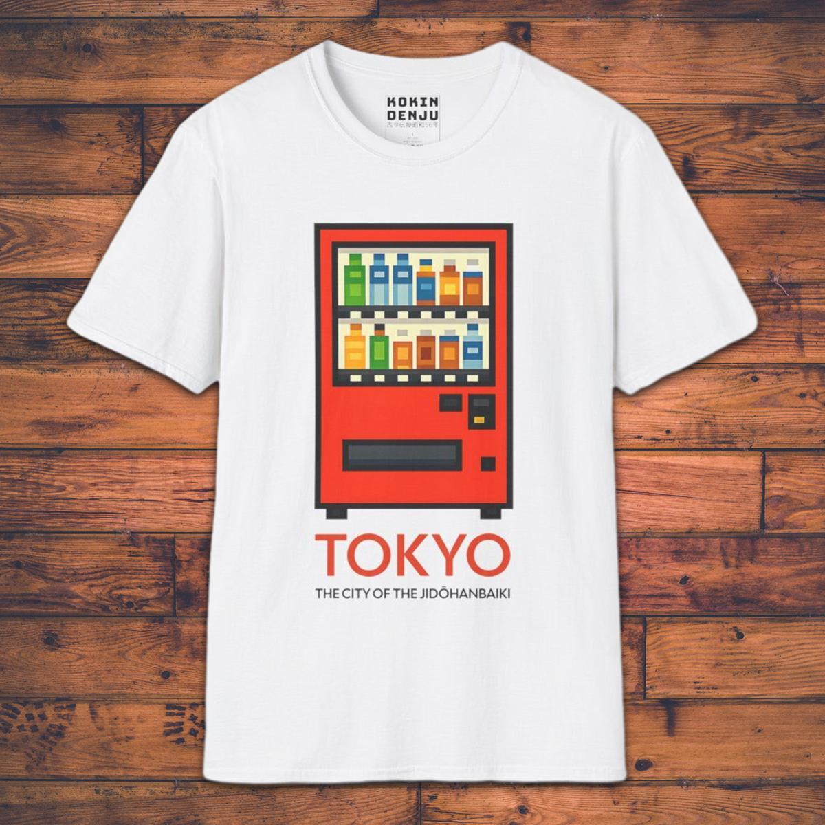 Tokyo, The City of the Jidōhanbaiki - T-Shirt-Kokin Denju-45187192426337357004