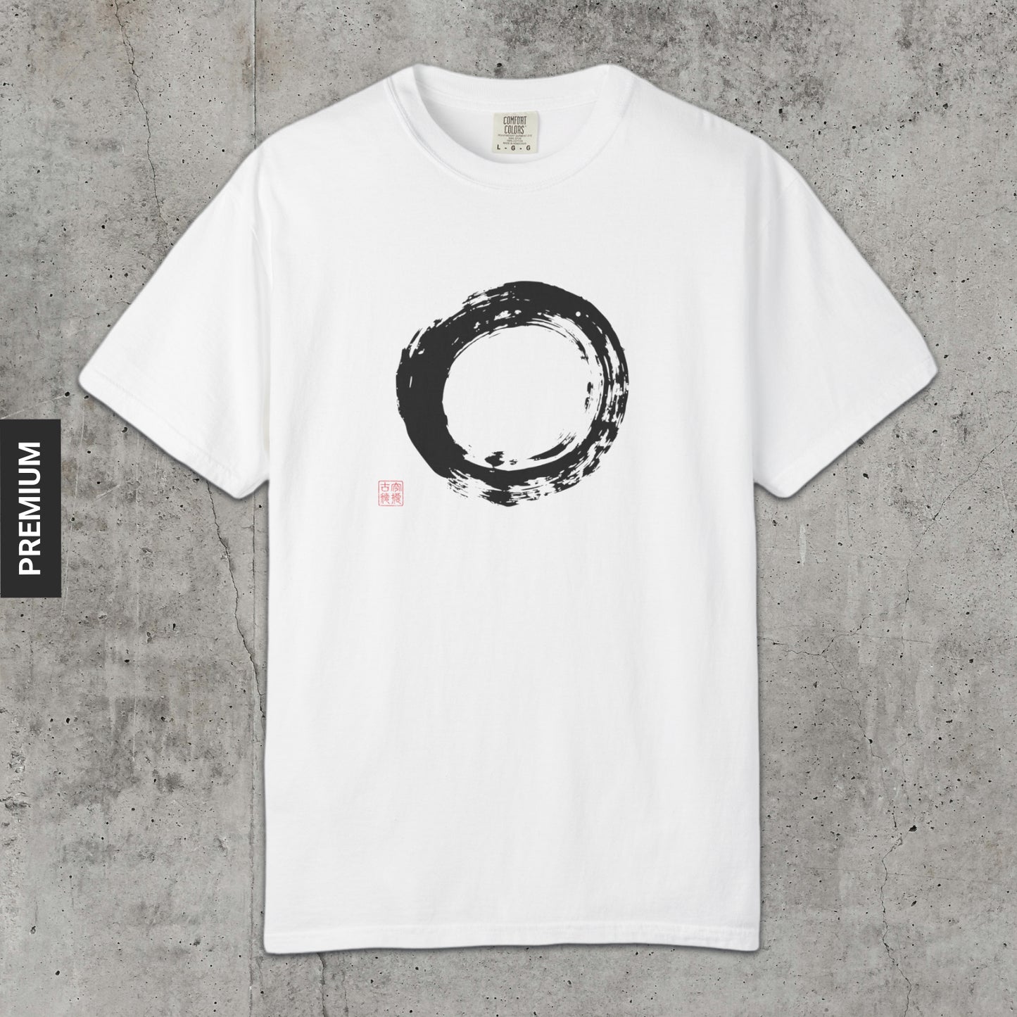 Zen Circle - Premium T-Shirt-Kokin Denju-26036025543726579870