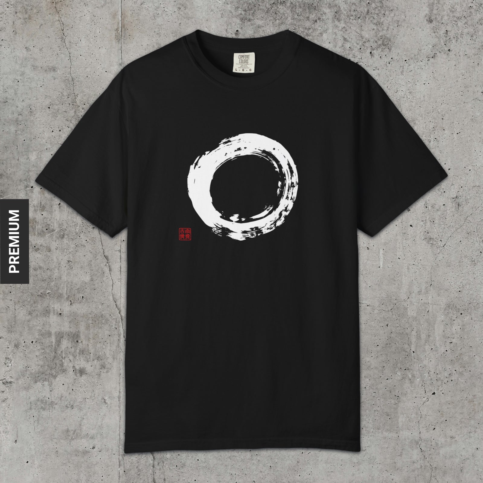 Zen Circle - Premium T-Shirt-Kokin Denju-27810344336179678770